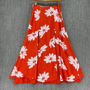 Anthropologie Maeve Floral Midi Skirt